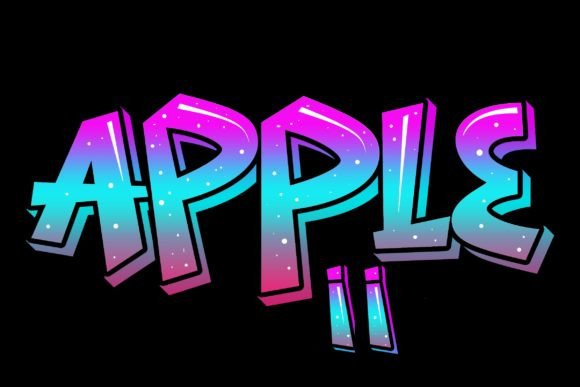Apple II: A Display Font with Vintage Grit and Modern Punch