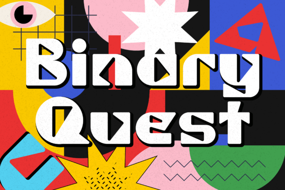 Binary Quest: A Display Font That Makes Your Headlines Pop