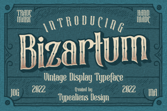 Bizartum: A Vintage Victorian Display Font for Standout Campaigns