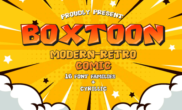 Boxtoon: A Lively Comic Typeface for Bold Brand Moments