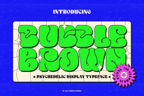 Bubble Brown: A Playful Display Font for Scroll-Stopping Campaigns