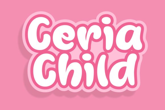Ceria Child: A Playful Display Font That Builds Brand Trust