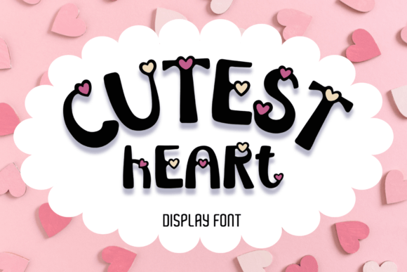 Cutest Heart Font: A Whimsical Display Typeface Review