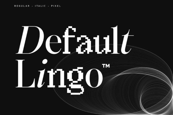 Default Lingo: A Display Font with Editorial Depth