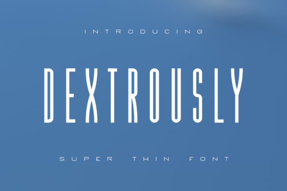 Dextrously: A Display Font That Breathes With Your Content