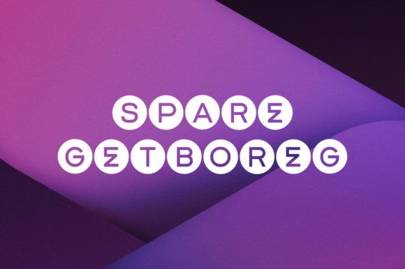 Getboreg Spare: A Bold Display Font for Handmade Labels & Printables