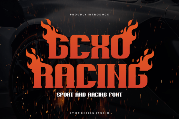 Gexo Racing: A Display Font That Grabs Attention—Fast