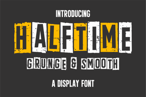 Halftime: A Bold Display Font for Editorial Impact