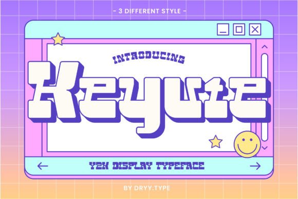 Keyute: A Bold Display Font for Modern Web Design