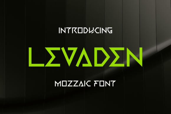 Levaden: A Dynamic Display Font for Digital Brand Impact