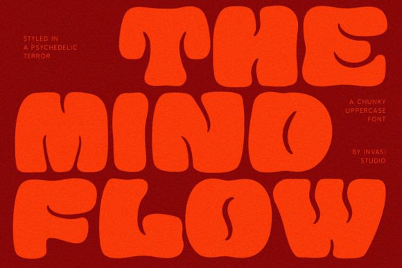 Mindflow: A Display Font with Chic, Playful Confidence