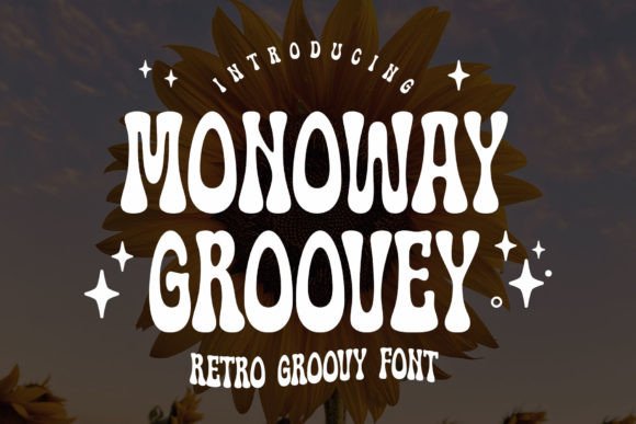 Monoway Groovey: A 70s-Inspired Display Font for Handmade Brands