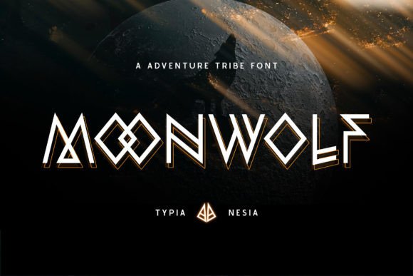 Moonwolf: A Bold Display Font for Futuristic Brand Identities