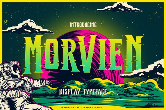Morvien Typeface: A Bold Display Font for Standout Brand Identity