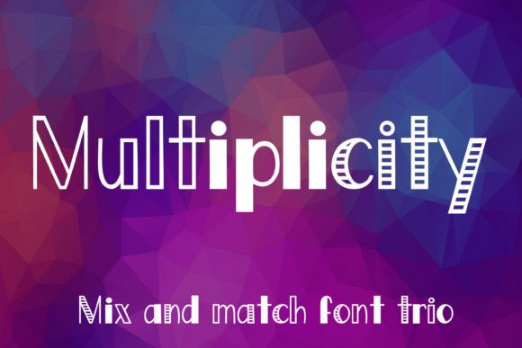 Multiplicity: A Display Font That Adds Dimension to Digital Headlines