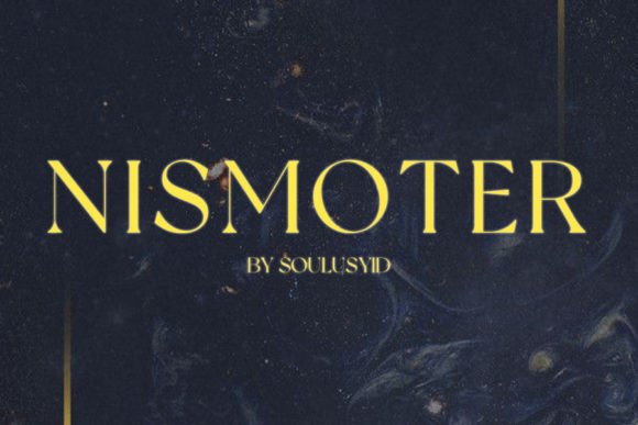 Nismoter: A Display Font That Elevates Your Small Business Brand