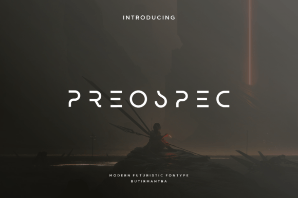 Preospec: A Modern Display Font for Handmade Brands