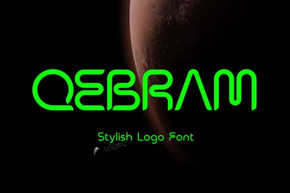 Qebram: A Sci-Fi Display Font That Elevates Real Branding Work