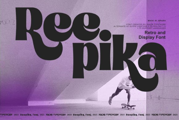 Reepika: A Display Font That Makes Your Campaign Stand Out