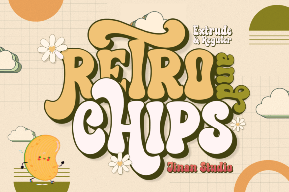 Retro and Chips: A Playful Display Font That Pops on the Web