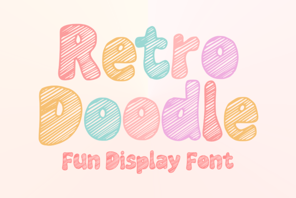 Retro Doodle: A Playful Display Font for Authentic Branding
