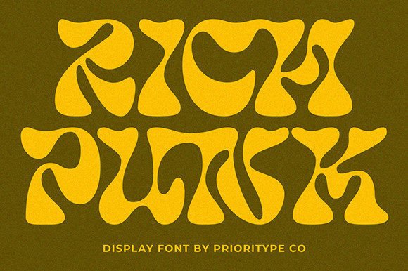 Rich Punk: A Joyful Display Font for Real Branding Projects