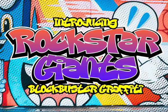 Rockstar Giants: A Bold Display Font for Digital Branding