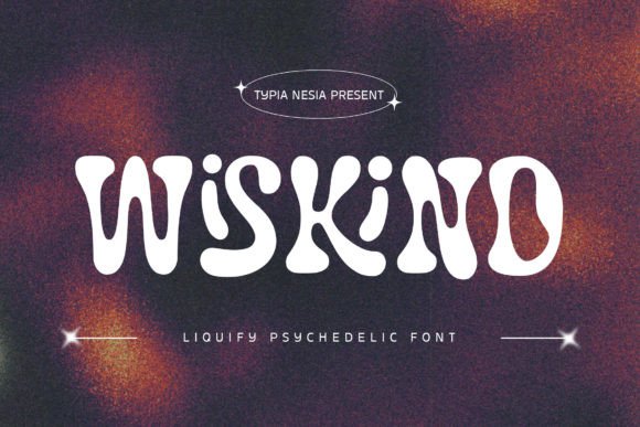 Wiskind: A Liquified Psychedelic Typeface for Thoughtful Editorial Moments
